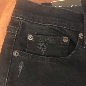 Banana Republic High Rise Skinny Blk Jeans 30/10P